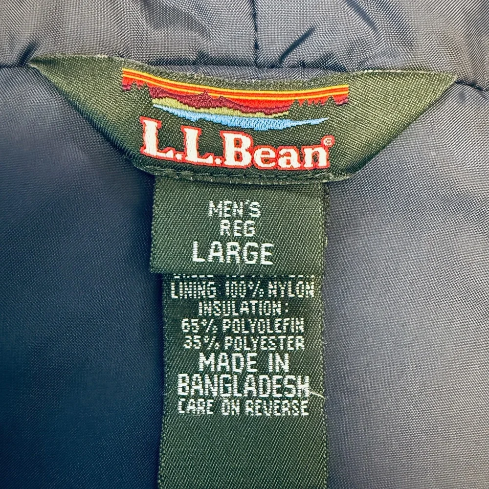 L.L. Bean navy insulated